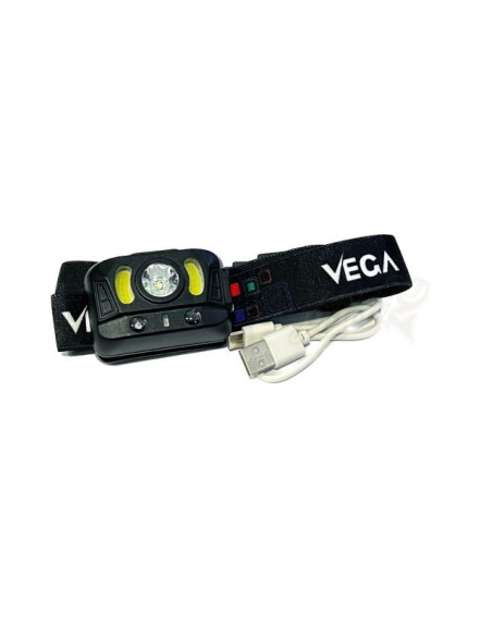 Lanterna de Cabeça Vega Recarregável Sensor 400